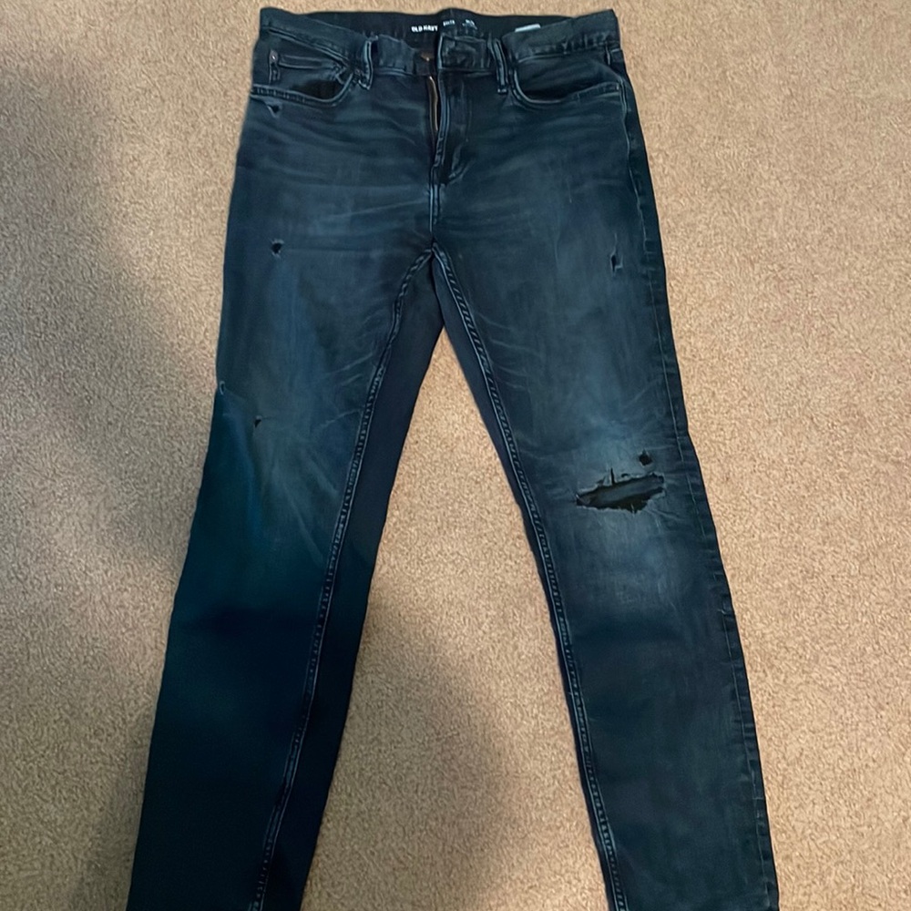 Old navy slim ripped jeans